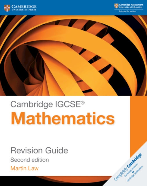 Binding: Paperback
Description: This Cambridge Igcse Mathematics Core and Extended series has been authored to meet the requirements of the Cambridge Igcse Mathematics syllabus (0580/0980) for first examination from 2020.