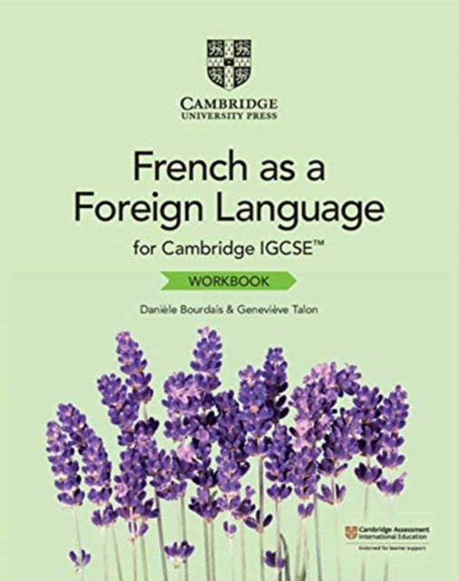 Binding: Paperback
Description: A flexible suite of resources providing full coverage of the Cambridge Igcse (0520) Igcse (9 - 1) (7156) French as a Foreign Language syllabuses for examination 2021. Written by practising teachers this workbook helps students further develop the skills acquired through the course.
