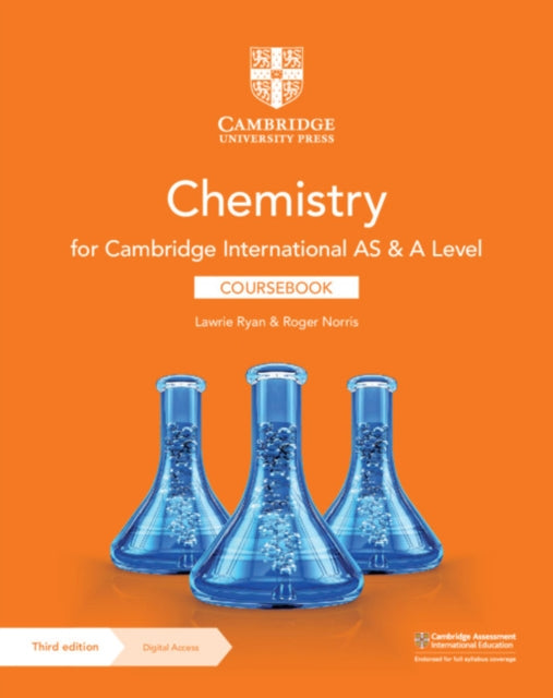 Binding: Multiple Components
Description: Extensive research through lesson observations teacher interviews and work with our research community (the Cambridge Panel) means that this coursebook with digital access meets the real teaching needs of the chemistry classroom.