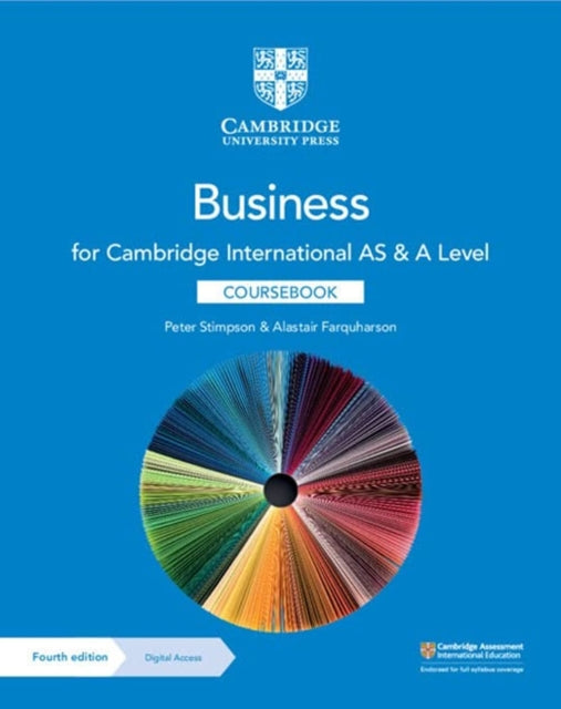 Binding: Multiple Components
Description: This series supports teachers and students of Cambridge International AS & A Level Business (9609) for examination from 2023.