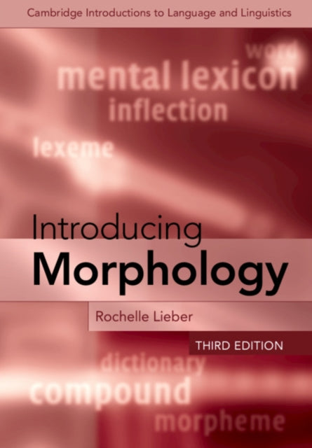 Binding: Paperback
Description: A lively introduction to morphology this textbook is intended for undergraduates with relatively little background in linguistics.
