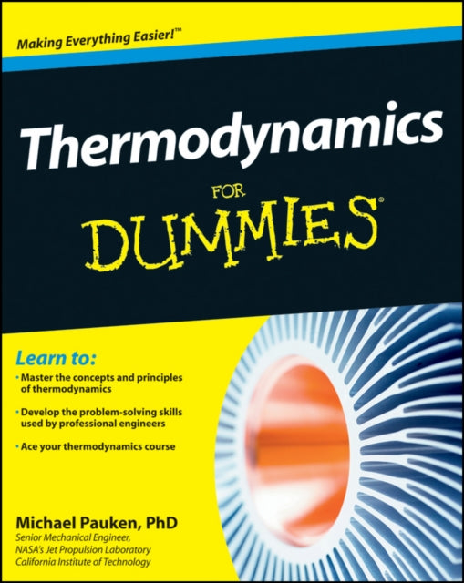 Binding: Paperback
Description: Thermodynamics For Dummies provides support in easily - understood language for students seeking additional help with thermodynamics and related fields.