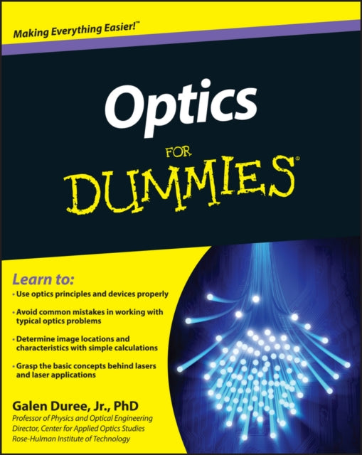 Binding: Paperback
Description: The easy way to shed light on Optics In general terms optics is the science of light. More specifically optics is a branch of physics that describes the behavior and properties of light? including visible infrared and ultraviolet? and the interaction of light with matter.
