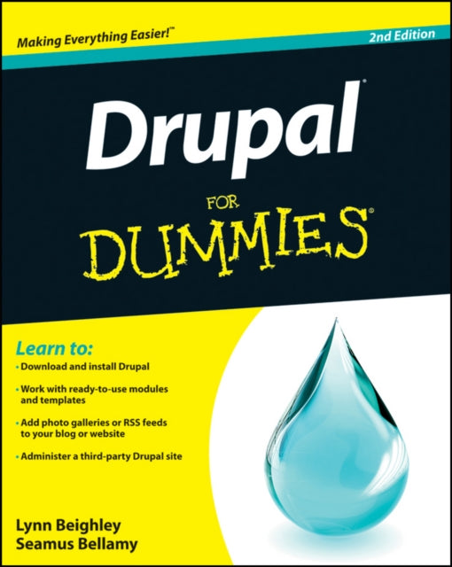 Binding: Paperback
Description: Learn to set up manage and administer a Drupal web site Drupal offers unparalleled flexibility for content - managed web sites and Drupal 7 is the easiest version to use yet. This new edition teaches you the fast fun and easy way to get started with Drupal.