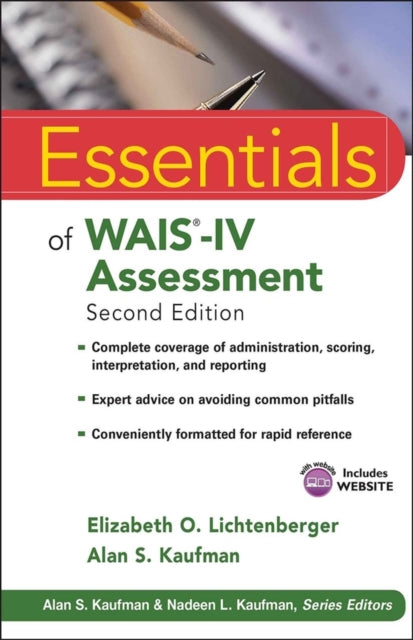 Binding: Paperback
Description: The latest revision of the Wechsler Adult Intelligence Scales the WAIS - IV is the top - selling measure of cognitive ability in adults and is widely used around the world.
Title: Essentials Of Wais - Iv Assessment
Author(s): Kaufman Alan S.