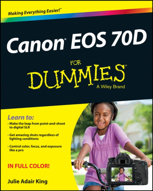 Binding: Paperback
Description: Start getting great photos with your Canon EOS 70 D right away The Canon EOS 70 D features upgraded focusing technology a 20. 2 megapixel sensor and faster frame - per - second shooting.