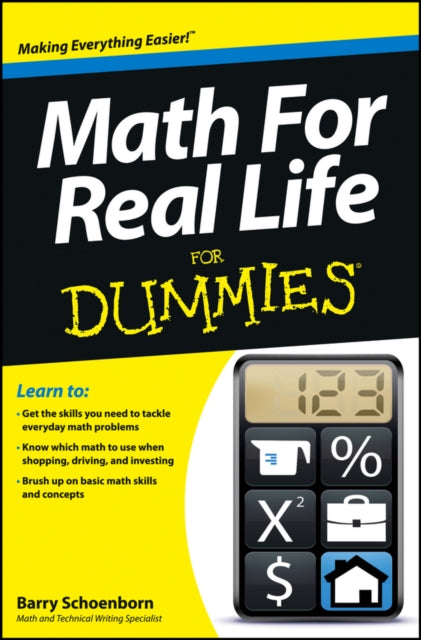 Binding: Paperback
Description: The easy way to brush up on the math skills you need in real life Not everyone retains the math they learned in school. Like any skill your ability to speak "math" can deteriorate if left unused.