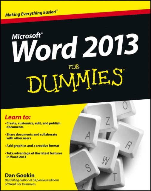 Binding: Paperback
Description: This bestselling guide to Microsoft Word is the first and last word on Word 2013 It's a whole new Word so jump right into this book and learn how to make the most of it.