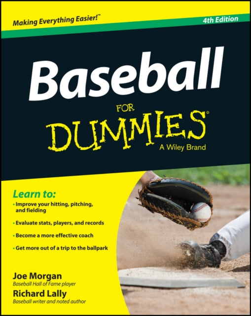 Binding: Paperback
Description: Play watch and understand America's favorite pastime Baseball continues to be a popular game both as a spectator sport and as a pastime. Since the publication of Baseball For Dummies 3rd Edition baseball teams have changed new MLB stadiums have been built and rules have been updated.