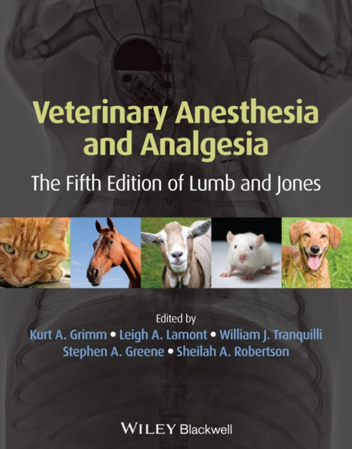 Binding: Hardcover
Description: Veterinary Anesthesia and Analgesia: the Fifth Edition of Lumb and Jones is a reorganized and updated edition of the gold - standard reference for anesthesia and pain management in veterinary patients.
