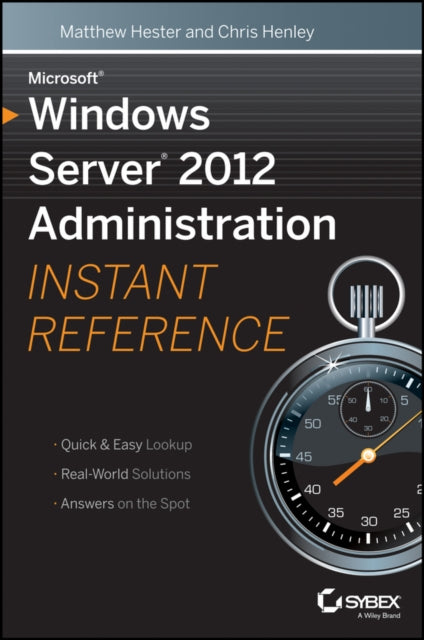 Binding: Paperback
Description: Fast accurate answers for common Windows Server questions Serving as a perfect companion to all Windows Server books this reference provides you with quick and easily searchable solutions to day - to - day challenges of Microsoft's newest version of Windows Server.