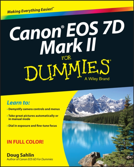 Binding: Paperback
Description: Get great digital shots with your Canon EOS 7 D Mark II This full - color guide to the features and functions of the Canon EOS 7 D Mark II makes it easy for first - time users to get the most out of the camera and capture cool professional - level photos.