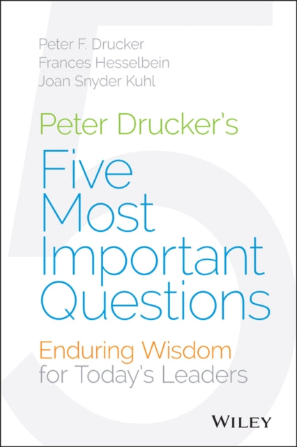 Binding: Hardcover
Description: Enduring Management Wisdom for Today's Leaders From Peter F. Drucker. Peter Drucker's Five Most Important Questions provides insightful guidance and stirring inspiration for today's leaders and entrepreneurs.