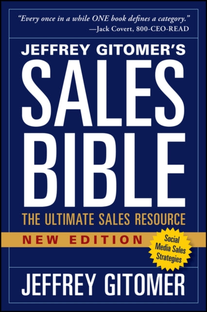Gitomer Jeffrey - The Sales Bible New Edition The Ultimate Sales Resource - Paperback