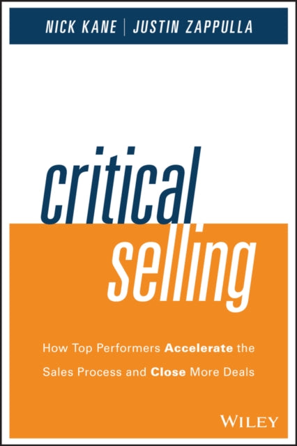 Binding: Hardcover
Description: Master these top - performing sales skills to dominate the marketplace Critical Selling is a dynamic and powerful guide for transforming your sales approach and outperforming your competition.