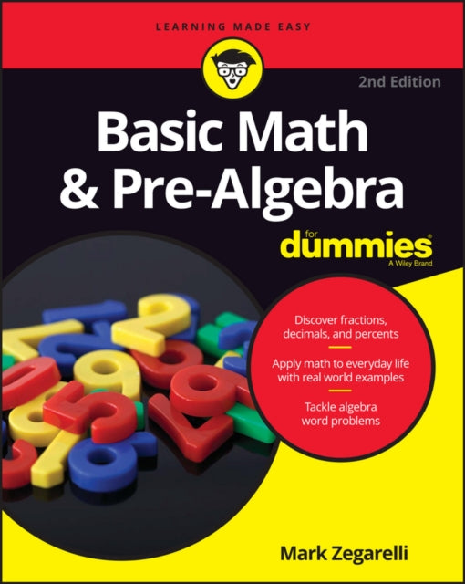 Binding: Paperback
Description: Basic Math & Pre - Algebra For Dummies 2nd Edition (9781119293637) was previously published as Basic Math & Pre - Algebra For Dummies 2nd Edition (9781118791981).