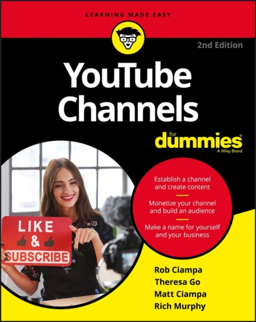 Binding: Paperback
Description: Create a You Tube channel that draws subscribers with top - notch content You Tube has the eyes and ears of two billion monthly users. You Tube Channels for Dummies 2nd Edition offers proven steps to attracting a chunk of those billions to your personal or business channel.