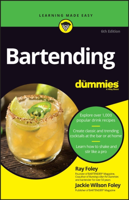 Foley Jackie Wilson - Bartending For Dummies - Paperback