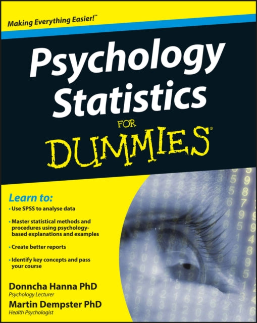 Binding: Paperback
Description: The introduction to statistics that psychology students can't afford to be without Understanding statistics is a requirement for obtaining and making the most of a degree in psychology a fact of life that often takes first year psychology students by surprise.