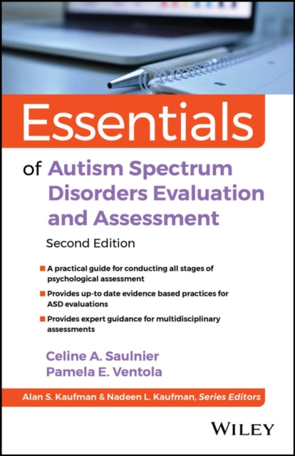 Binding: Paperback
Description: Gain an understanding of the most important autism spectrum assessments and evaluation techniques Essentials of Autism Spectrum Disorders Evaluation and Assessment 2nd Edition helps professionals learn how to identify assess and diagnose autism spectrum disorders (ASD).
