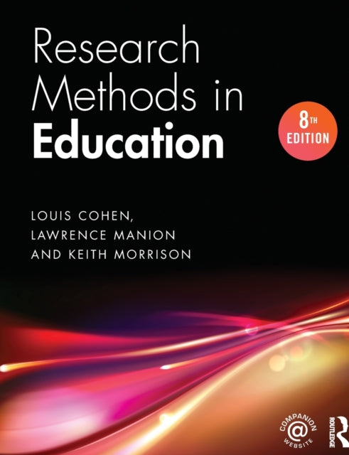 Binding: Paperback
Description: This thoroughly updated and extended eighth edition of the long - running bestseller Research Methods in Education covers the whole range of methods employed by educational research at all stages.