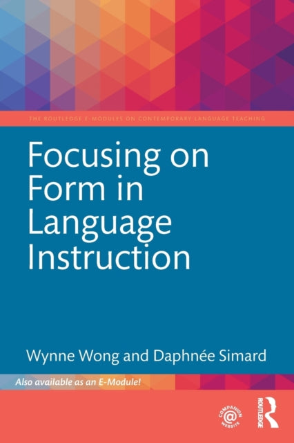 Binding: Paperback
Description: This module on focusing on form in language instruction provides novice and experienced instructors with pedagogical techniques to help second language learners acquire formal elements of an L 2.
