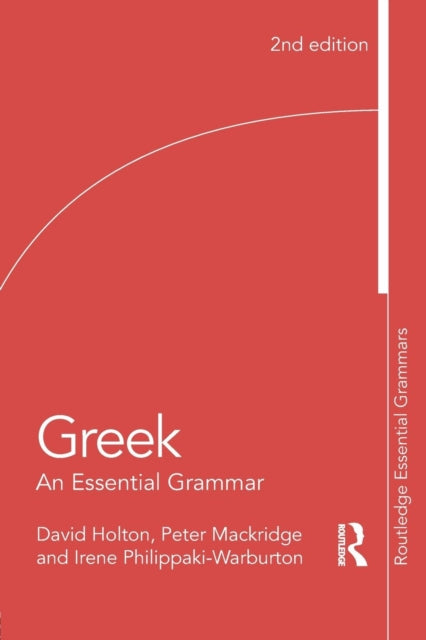 Binding: Paperback
Description: Greek: An Essential Grammar is a concise and user - friendly reference guide to modern Greek. It presents a fresh and accessible description of the language in short readable sections. Explanations are clear and supported by examples throughout.