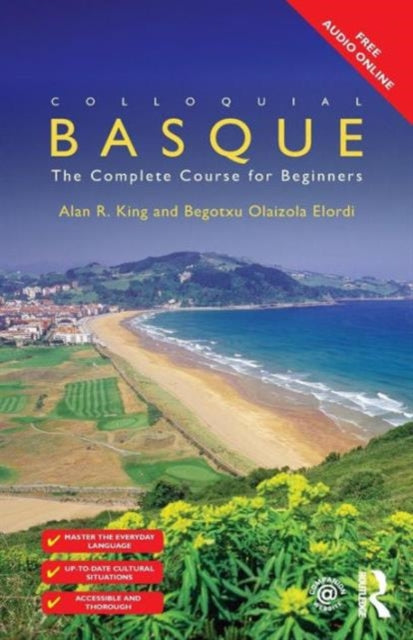 Binding: Paperback
Description: Colloquial Basque: The Complete Course for Beginners has been carefully developed by an experienced teacher to provide a step - by - step course to Basque as it is written and spoken today.