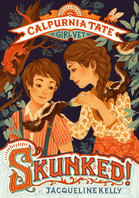 Binding: Paperback
Description: From Newbery honor author Jacqueline Kelly comes Skunked! a new illustrated chapter book series for younger readers featuring the beloved characters from The Evolution of Calpurnia Tate. In Calpurnia Tate Girl Vet Callie Vee Travis and Dr. Pritzker help animals big and small.