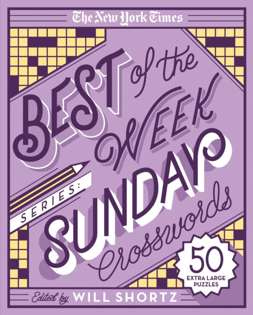 Binding: Educational And Professional
Description: Are Sundays your favorite? We finish our " Best of the Week Series" up with a collection of the luxuriously long Sunday crosswords! This extra large puzzle is many crossword fans favorite! Features: - 50 New York Times Sunday crosswords.