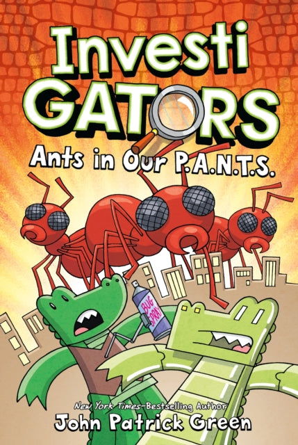 Binding: Hardcover
Description: Super - spies Mango and Brash are bugging out in Investi Gators: Ants in Our P. A. N. T.s the latest chapter in the hilarious adventure series from John Patrick Green.