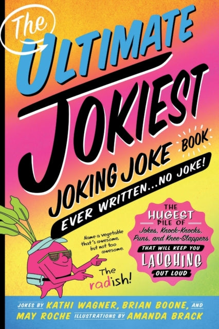 Binding: Paperback
Description: A big bold unbelievable collection of the world's funniest jokes! A hysterical collection of jokes puns and knock - knocks to crack up kids of all ages this enormous book features all of the best jokes from the wildly hilarious Jokiest Joking Joke Book series.