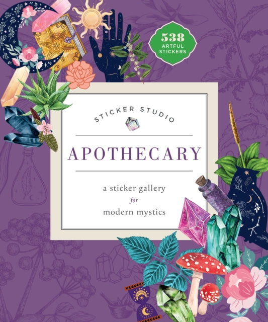 Binding: Hardcover
Description: Discover the healing beauty of the natural world with 600+ stickers! Whether you re an artist decorator or sticker collector Sticker Studio: Apothecary will cloak you in creativity with more than 600 gorgeous full - color stickers.