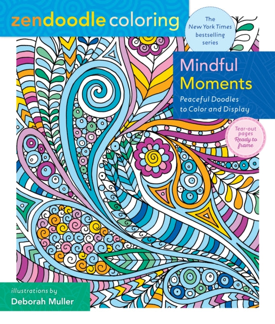 Binding: Paperback
Description: Escape into meditative patterns and peaceful swirls! Everybody needs the solitude of meditation and mindfulness from time to time. Zendoodle Coloring: Mindful Moments offers beautiful swirls and tangles that invite you to enjoy the calming effects of coloring.