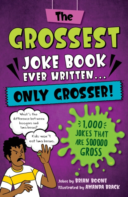 Binding: Paperback
Description: You'll laugh so hard you'll puke! Step right up and enjoy a hilarious compendium of giggles and guffaws! The Grossest Joke Book Ever Written Only Grosser! is a fresh pile of hilarity that will delight any jokester and disgust all your friends and unlucky strangers.