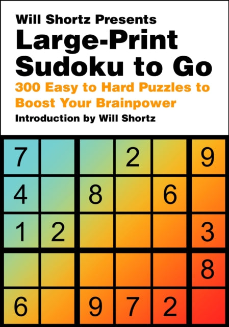 Binding: Paperback
Description: Large - print sudoku puzzles for everyone! This large - print sudoku collection features 300 brain - boosting puzzles designed to keep your mind sharp. Regardless of age or level of expertise it's the perfect size for solving this beloved logic puzzle wherever you go.