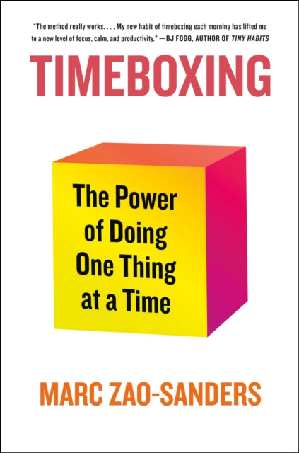 Binding: Paperback
Description: The gloriously simple practice of choosing one thing to do when to do it and getting it done.