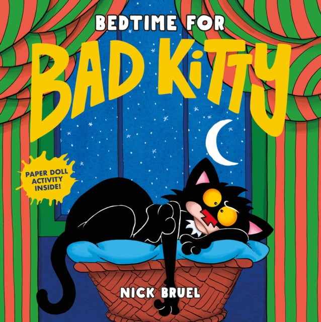 Binding: Hardcover
Description: This new picture book in Nick Bruel's Bad Kitty bestselling series is sure to be a bedtime favorite complete with a paper doll activity kit! It's bedtime in the Bad Kitty household but Kitty does not want to go to bed. She doesn't want to brush her teeth.