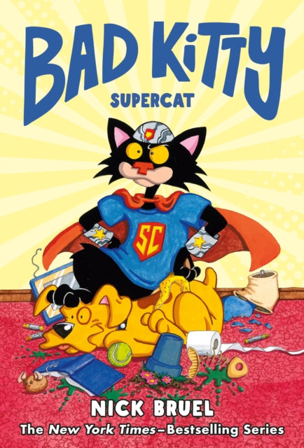 Binding: Hardcover
Description: Bad Kitty dons a cape in this full color graphic novel in Nick Bruel's New York Times bestselling series. It's been a long time since Kitty has had a play date. So her owners decide it's time she interacts with some friends.