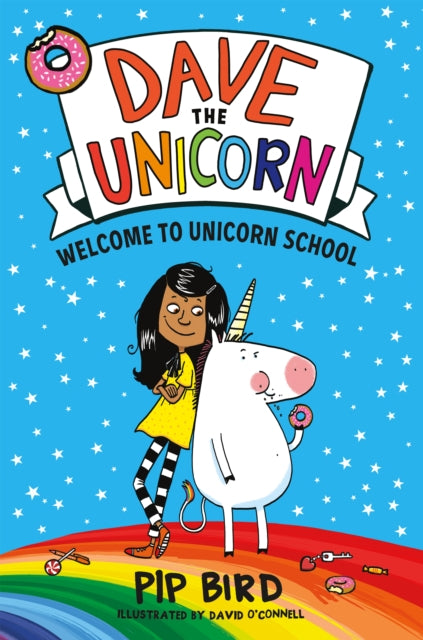 Binding: Paperback
Description: In Pip Bird and David O Connell's laugh - out - loud illustrated chapter book Dave the Unicorn: Welcome to Unicorn School Mira is excited about attending the school until she's paired with a very un - unicorny unicorn.