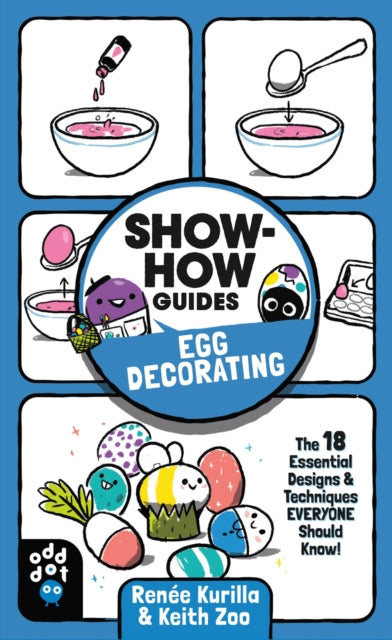 Binding: Paperback
Description: SHOW - HOW Guides: EGG Decorating is a primer for curious minds with a clear fun graphic style that invites any kid to get started designing and decorating eggs. This pocket - sized 101 includes a curated collection of 18 essential dying and decorating techniques.