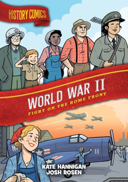 Binding: Hardcover
Description: Turn back the clock with History Comics! In this volume learn how millions of Americans joined the fight by working assembly lines growing vegetables and collecting scrap metal during World War II! When we think of war we often focus on the battlefields.