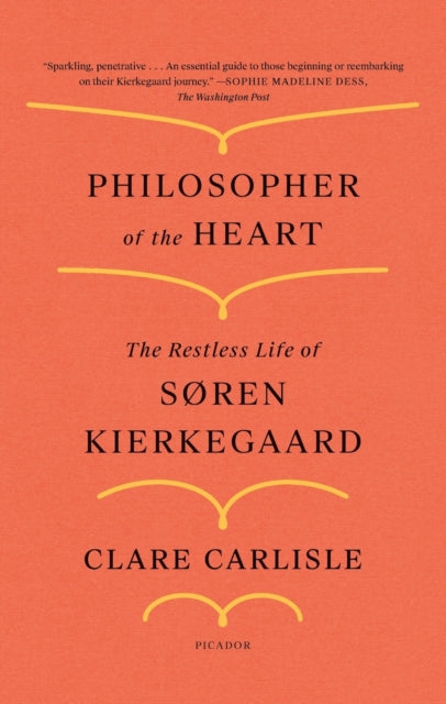 Binding: Paperback
Title: Philosopher Of The Heart The Restless Life Of Soren Kierkegaard
Author(s): Carlisle Clare
Publisher: Picador
Barcode: 9781250798428
Pages: 368 Pages
Language: English
Publication Date: 5/4/2021
Category: Autobiography: General