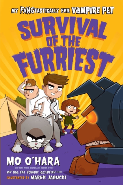 Binding: Paperback
Description: It's robots vs. pets in Survival of the Furriest: My FAN Gtastically Evil Vampire Pet the fourth and final book in this FAN Gtastic illustrated chapter book series by New York Times bestselling author Mo O Hara and illustrated by Marek Jagucki.