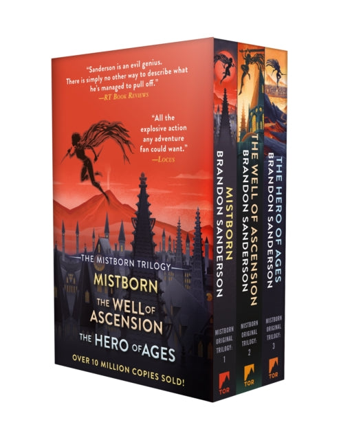 Binding: Collectible And Gift Editions
Description: From #1 bestselling author Brandon Sanderson a newly - designed boxed set showcasing where the Mistborn Saga all began the original trilogy. Once a hero rose to save the world. He failed.