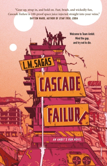 Binding: Paperback
Description: L. M. Sagas's debut Cascade Failure is a high - octane sci - fi adventure blending J. S. Dewes's Divide series with Firefly. It features a fierce messy chaotic space family vibrant worlds and an exploration of the many ways to be and not to be human.