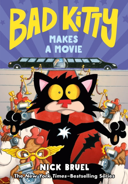 Binding: Hardcover
Description: Bad Kitty achieves stardom - - and of course a bit of trouble - - in this full color graphic novel in Nick Bruel's New York Times bestselling series. When Uncle Murray accidentally uploads a video of Kitty to Viewtube it goes viral and Kitty becomes a star. kind of.