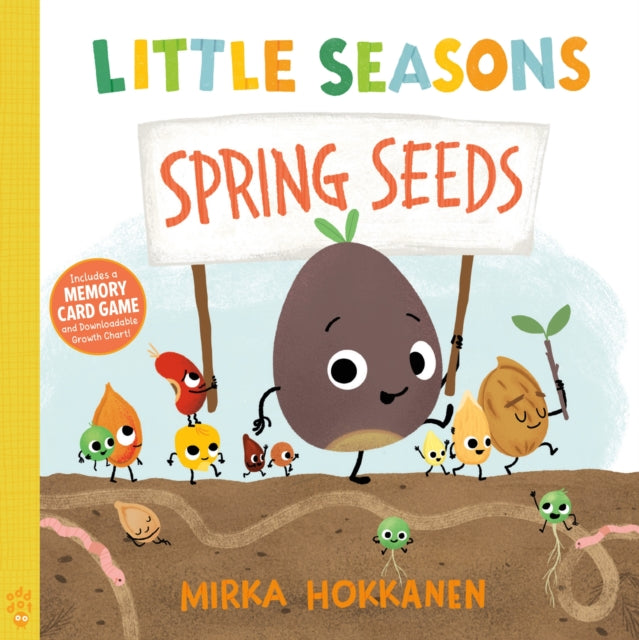 Binding: Hardcover
Description: A funny and informative nonfiction picture book introducing the life cycle of seeds and exploring the season of spring including interactive back matter.