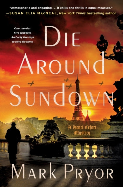 Binding: Paperback
Description: Mark Pryor's Die Around Sundown is the first entry in an exciting mystery series set in Paris during World War II where a detective is forced to solve a murder while protecting his own secrets.