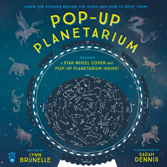 Binding: Hardcover
Description: Bestselling author Lynn Brunelle brings young star lovers up close and personal with the constellations under the night sky or right in their room any time of the year. Take this book outside and use the built - in star wheel cover to find constellations in the sky.